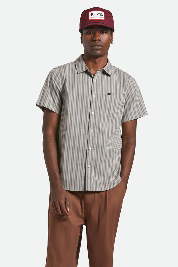 Brixton Charter Stripe SS Shirt