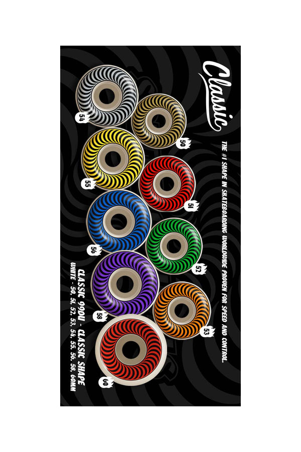 Spitfire F4 99D Classic Swirl Wheel 54mm
