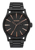 Nixon Sentry SS- All Black/Rose Gold - Front
